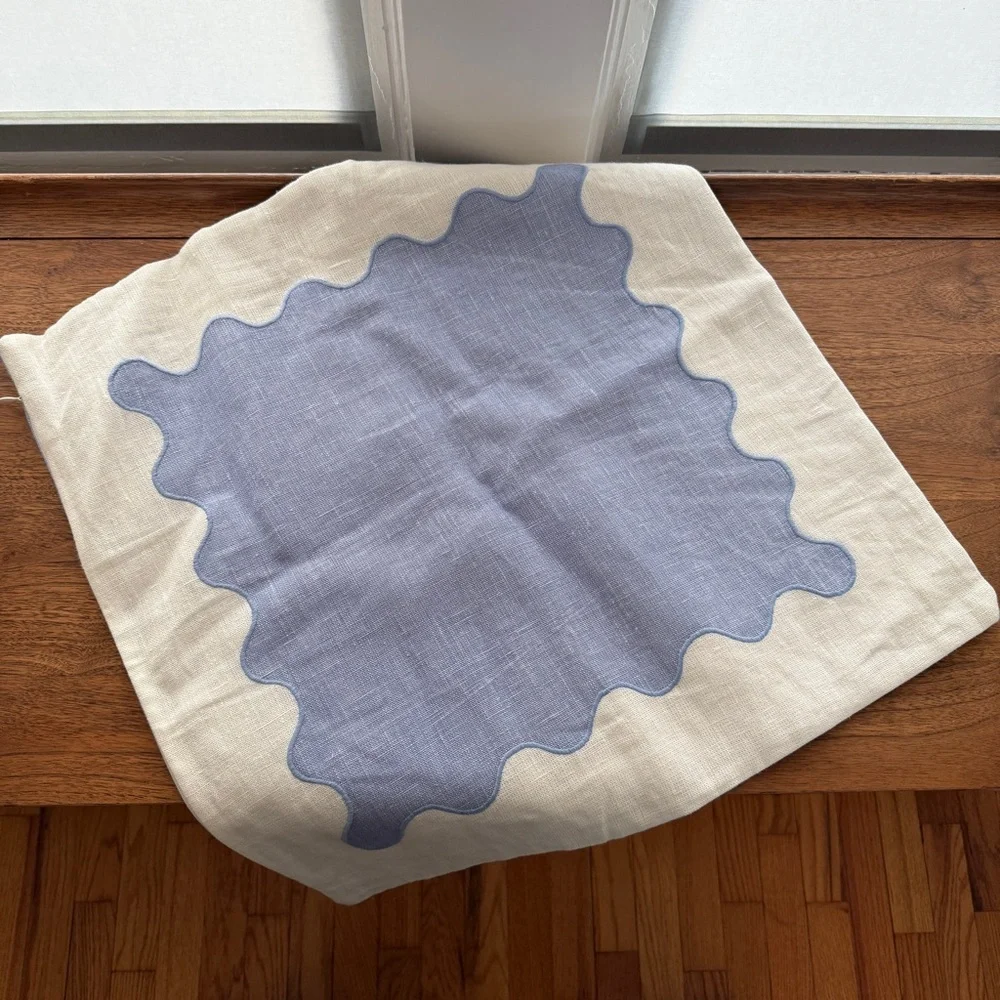 Jonathan Adler Ripple Square Throw Pillow Cover